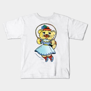 Miss Kitty Jumps Rope to Work Through the Anger and Sorrow Kids T-Shirt